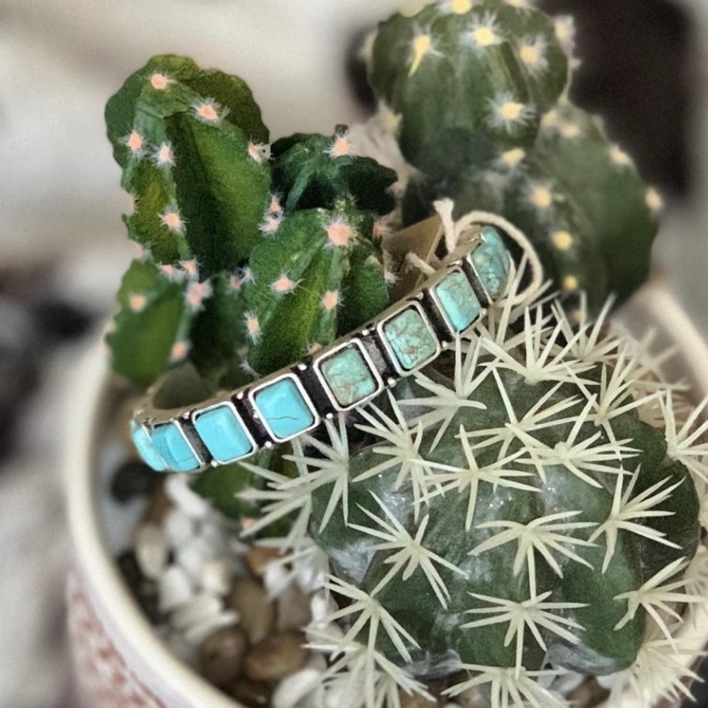 Turquoise cuff bracelet